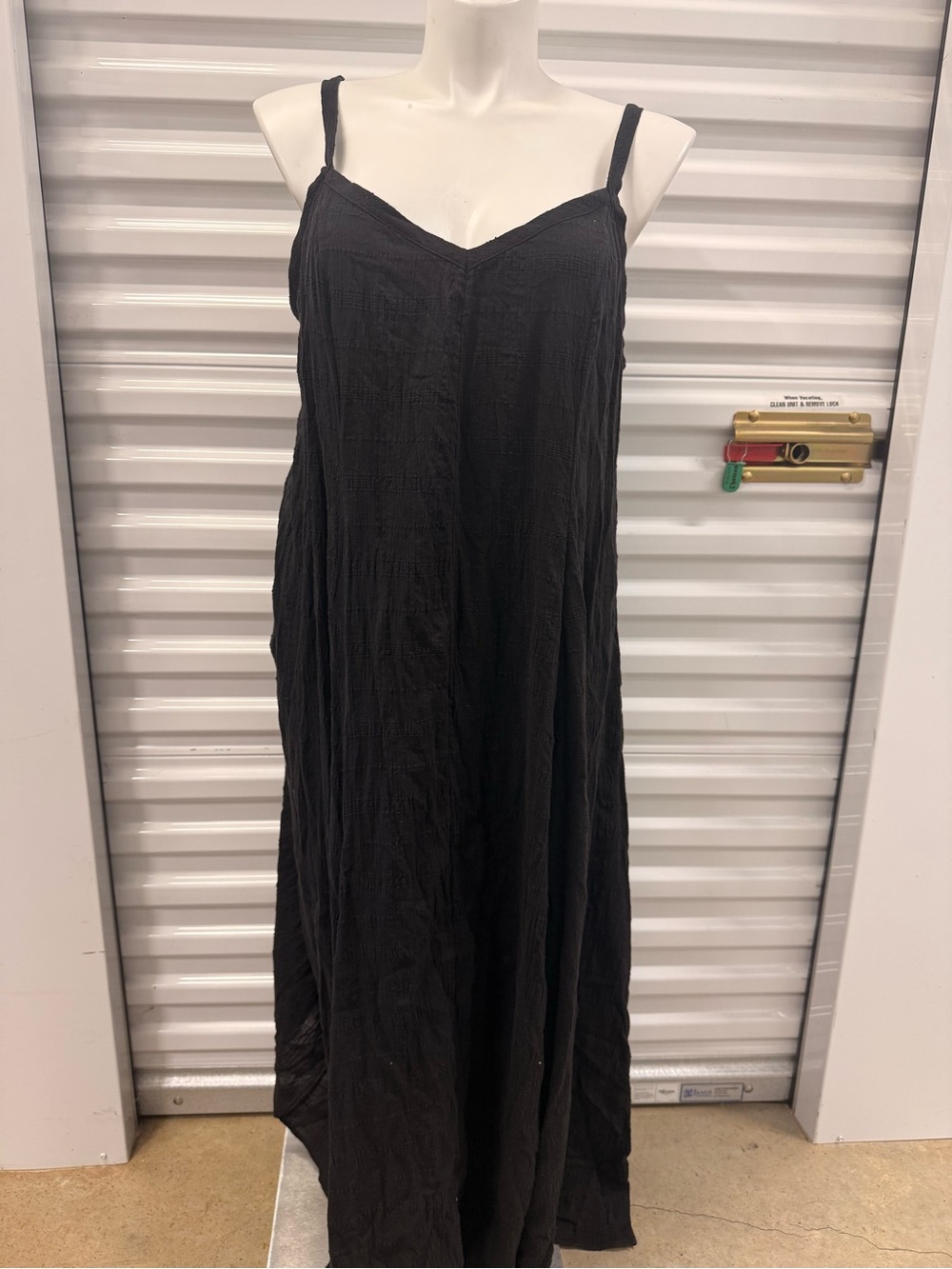 torrid Black Maxi Slip Dress with Adjustable Straps